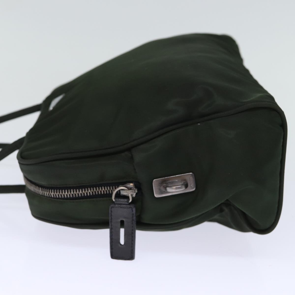 PRADA Hand Bag Nylon Khaki  73205