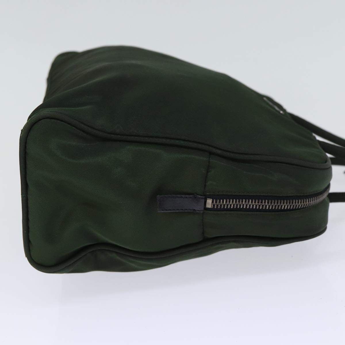 PRADA Hand Bag Nylon Khaki  73205