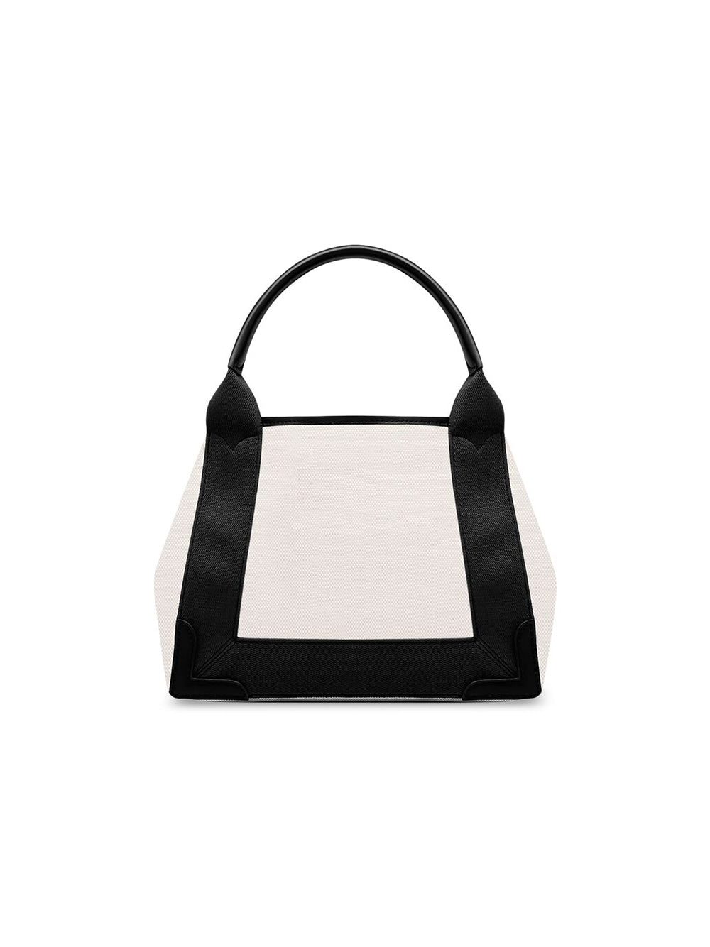 Balenciaga Women Canvas And Leather Navy Cabas Xs Bag