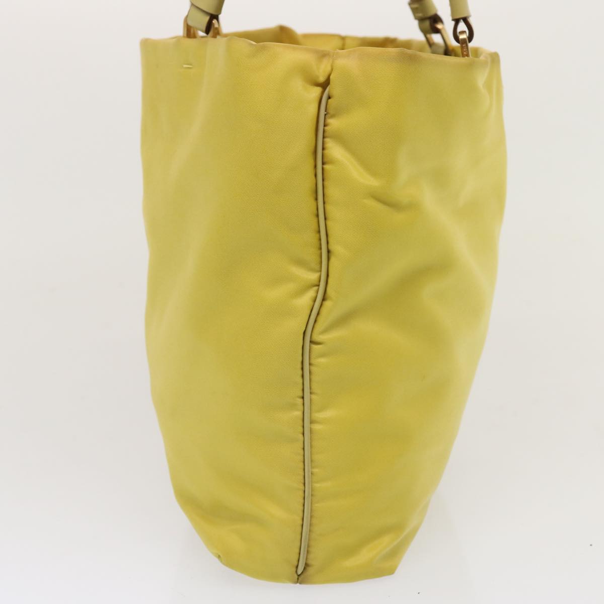 PRADA Tote Bag Nylon Yellow  73333