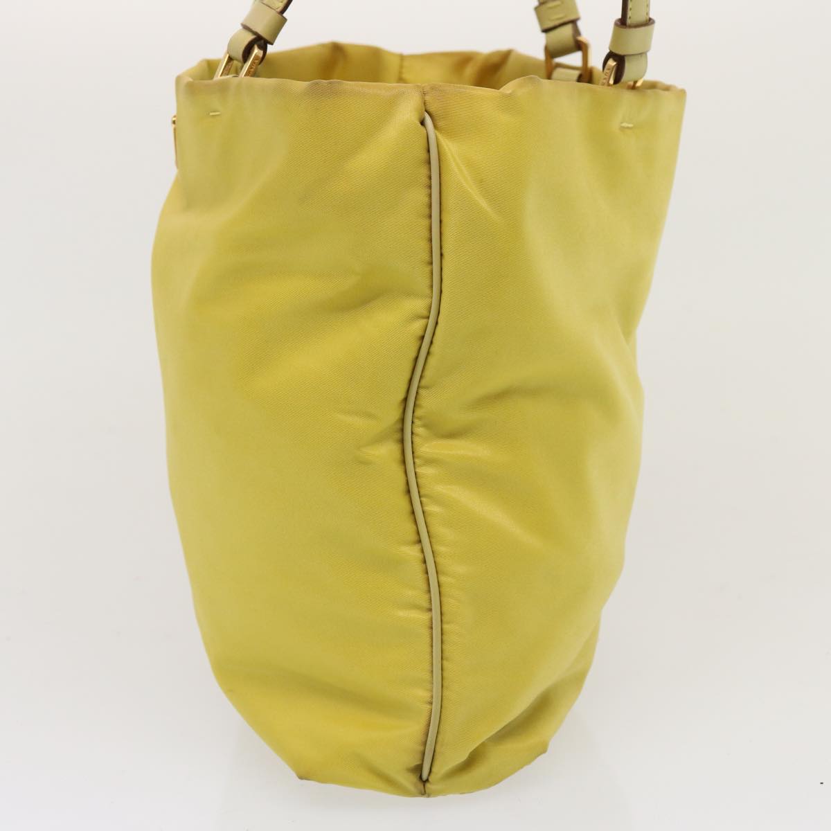 PRADA Tote Bag Nylon Yellow  73333
