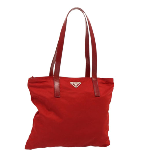 PRADA Tote Bag Nylon Red  73334