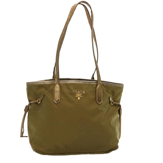 PRADA Tote Bag Nylon Brown  73338