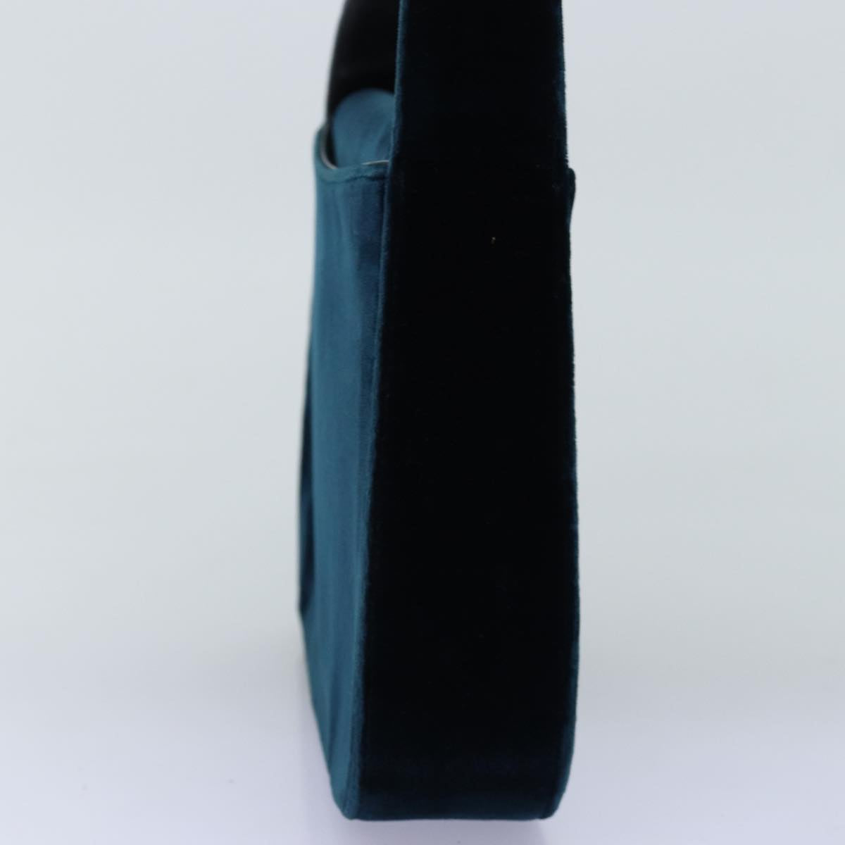 PRADA Shoulder Bag Suede Navy  73414