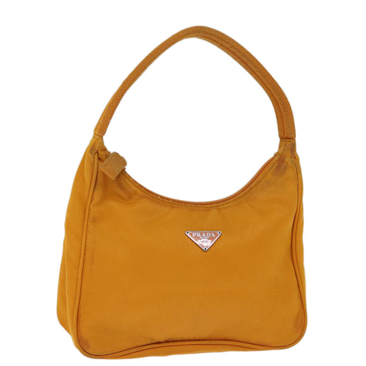 PRADA Hand Bag Nylon Orange  73428