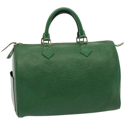 LOUIS VUITTON Epi Speedy 30 Hand Bag Borneo Green M43004 LV 73574
