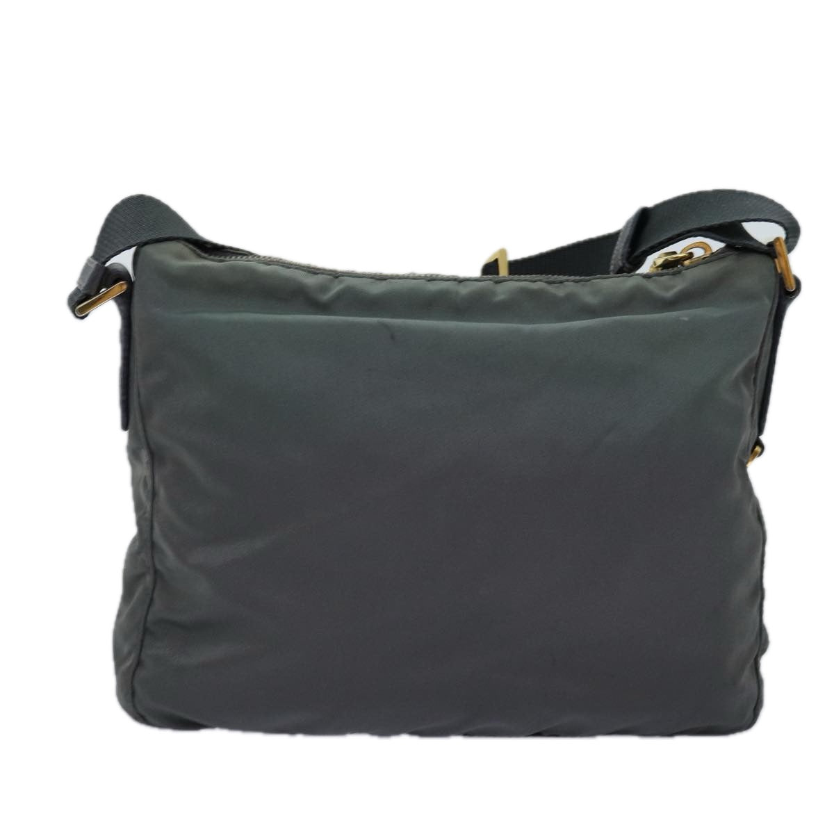 PRADA Shoulder Bag Nylon Khaki  73601