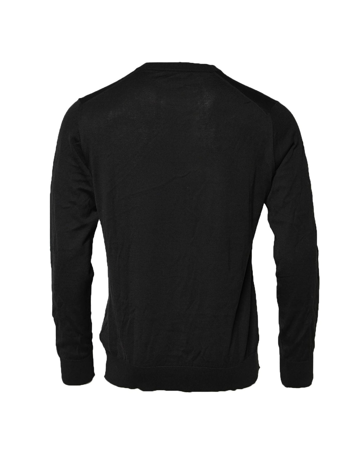 Dolce & Gabbana Black Cotton DG Logo Men Sweatshirt Men's Sweater ()