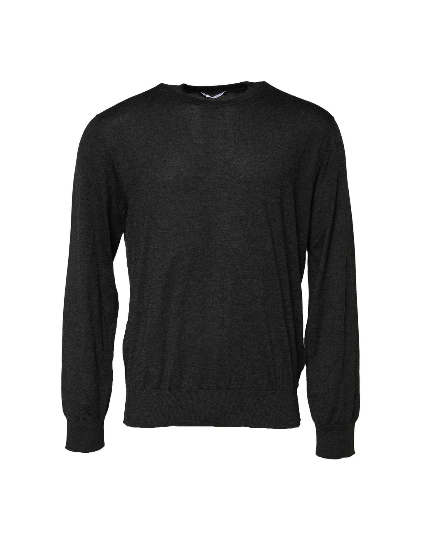 Dolce & Gabbana Gray Long Sleeve Crew Neck Pullover Men's Sweater ()