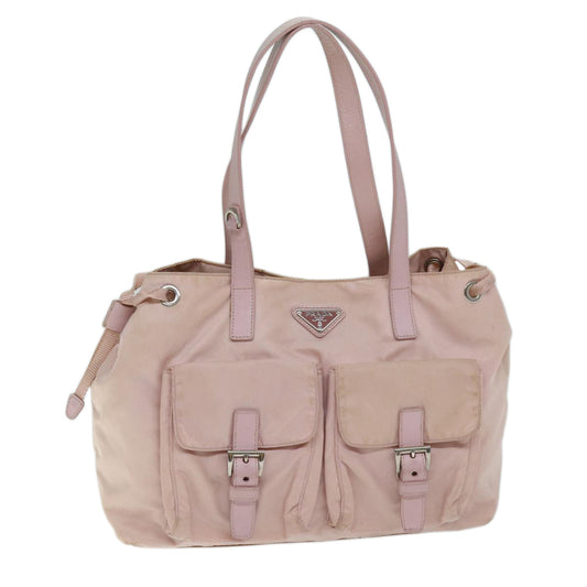 PRADA Tote Bag Nylon Pink  73735