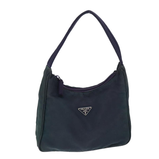 PRADA Hand Bag Nylon Green  73868