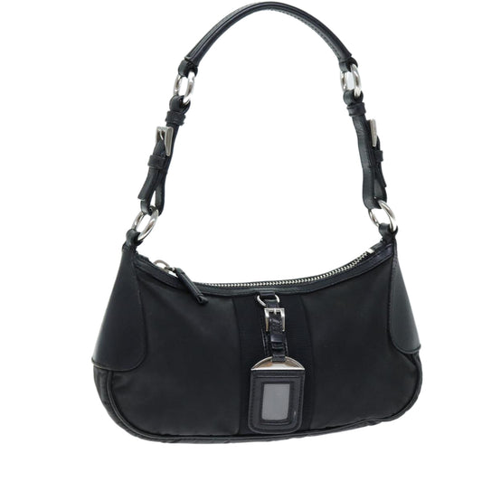 PRADA Shoulder Bag Nylon Black  73869