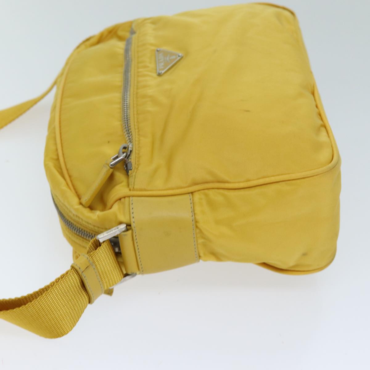 PRADA Shoulder Bag Nylon Yellow  73871