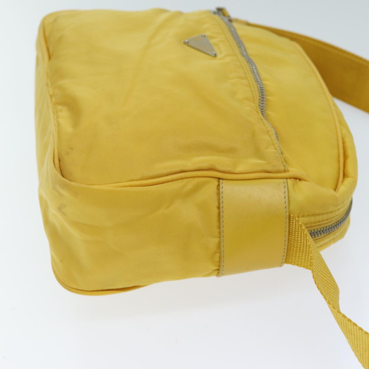 PRADA Shoulder Bag Nylon Yellow  73871