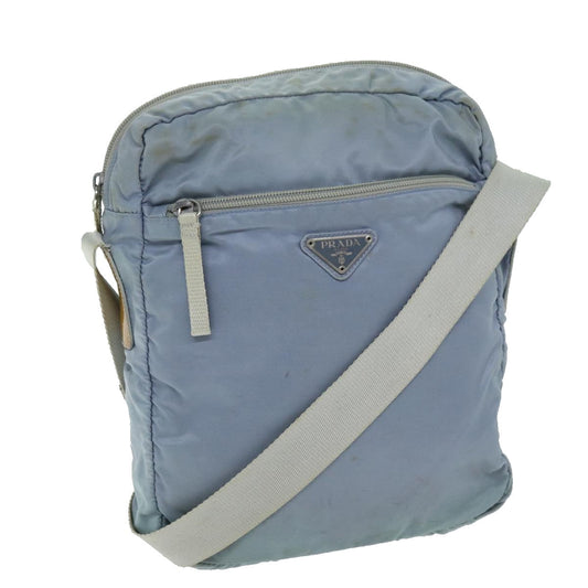 PRADA Shoulder Bag Nylon Light Blue  73872