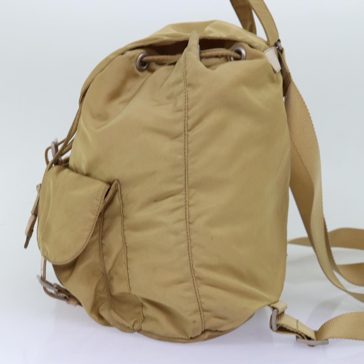 PRADA Backpack Nylon Beige  73873