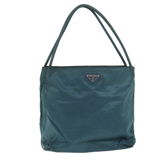 PRADA Tote Bag Nylon Turquoise Blue  73880