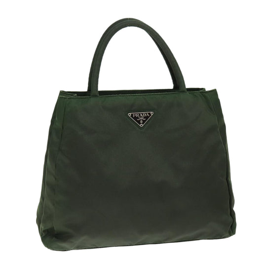 PRADA Hand Bag Nylon Khaki  73881