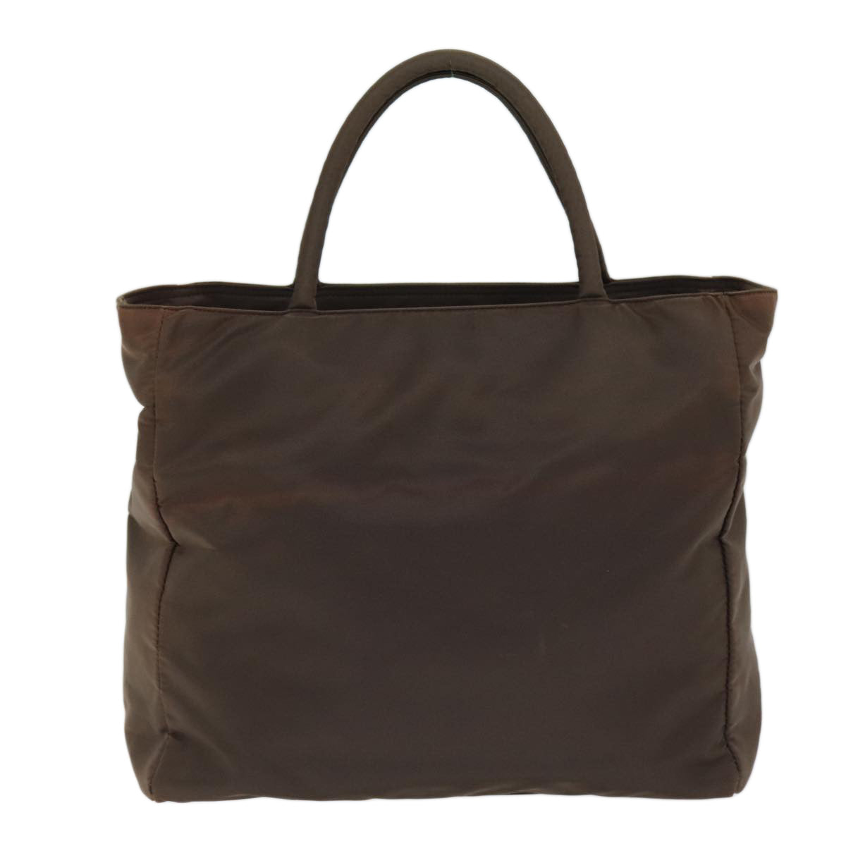 PRADA Hand Bag Nylon Brown  73882
