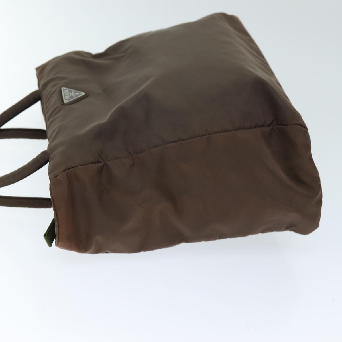 PRADA Hand Bag Nylon Brown  73882