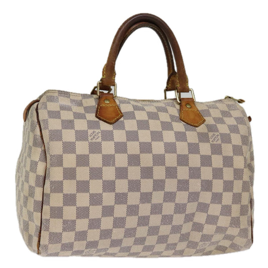 LOUIS VUITTON Damier Azur Speedy 30 Hand Bag N41533 LV 73915