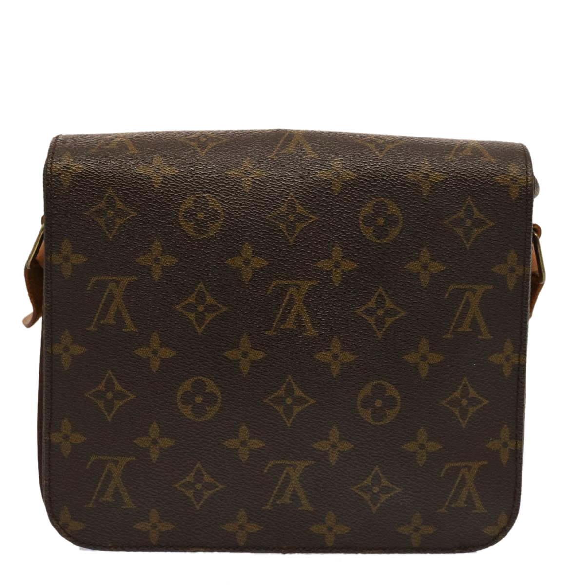 LOUIS VUITTON Monogram Cartouchiere MM Shoulder Bag M51253 LV 73939