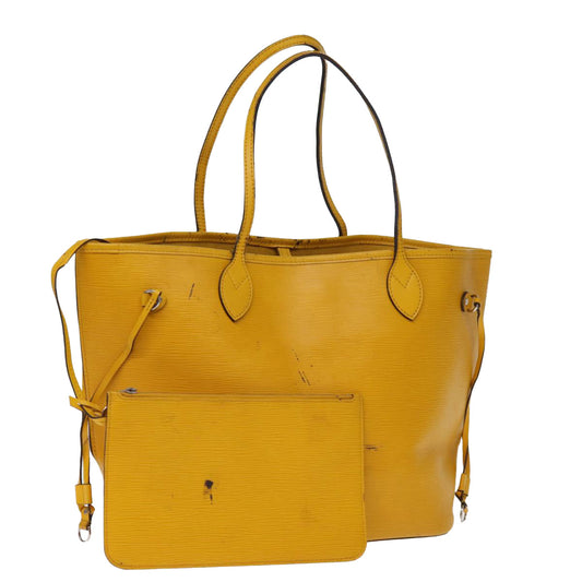 LOUIS VUITTON Epi Neverfull MM Tote Bag Mimosa M40957 LV 73961