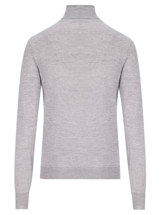 Saint Laurent Cassandre Wool Turtle Neck Grey