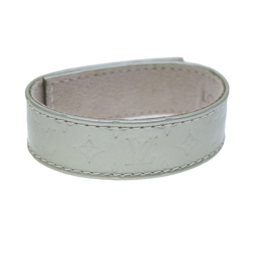 LOUIS VUITTON Monogram Vernis Bracelet 2001 Paris Only Gris LV 74009