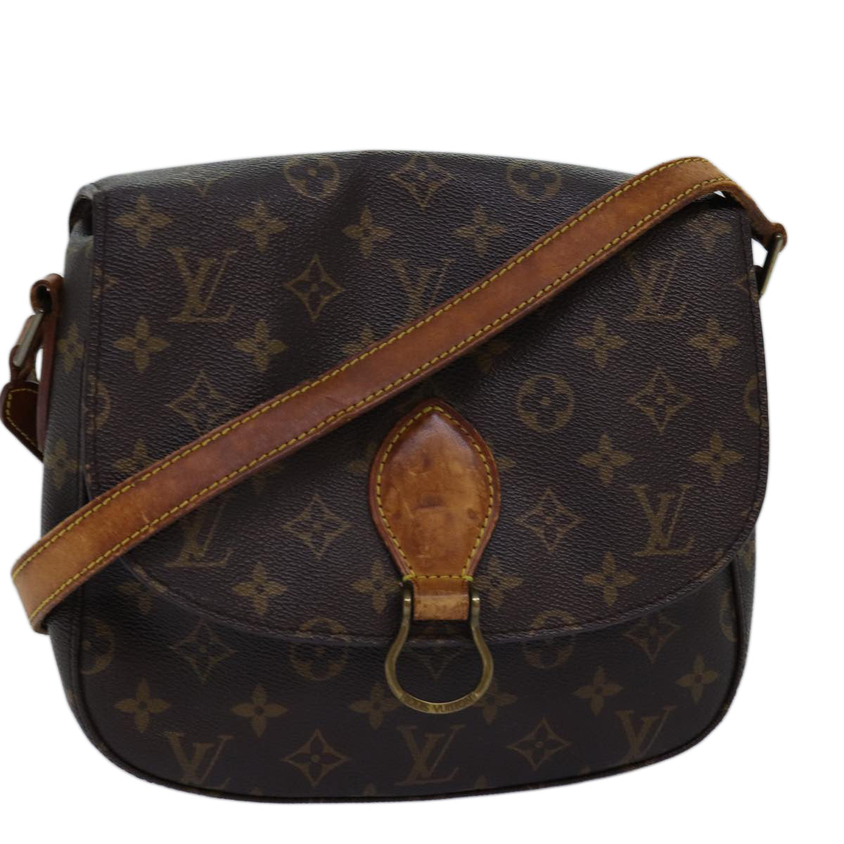 LOUIS VUITTON Monogram Saint Cloud GM Shoulder Bag M51242 LV 74069