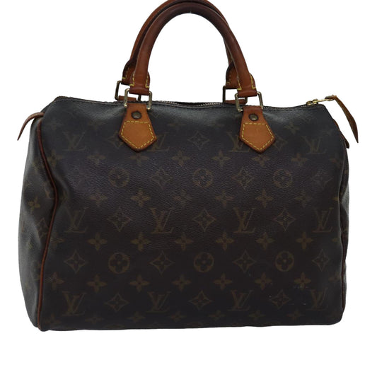 LOUIS VUITTON Monogram Speedy 30 Hand Bag M41526 LV 74090