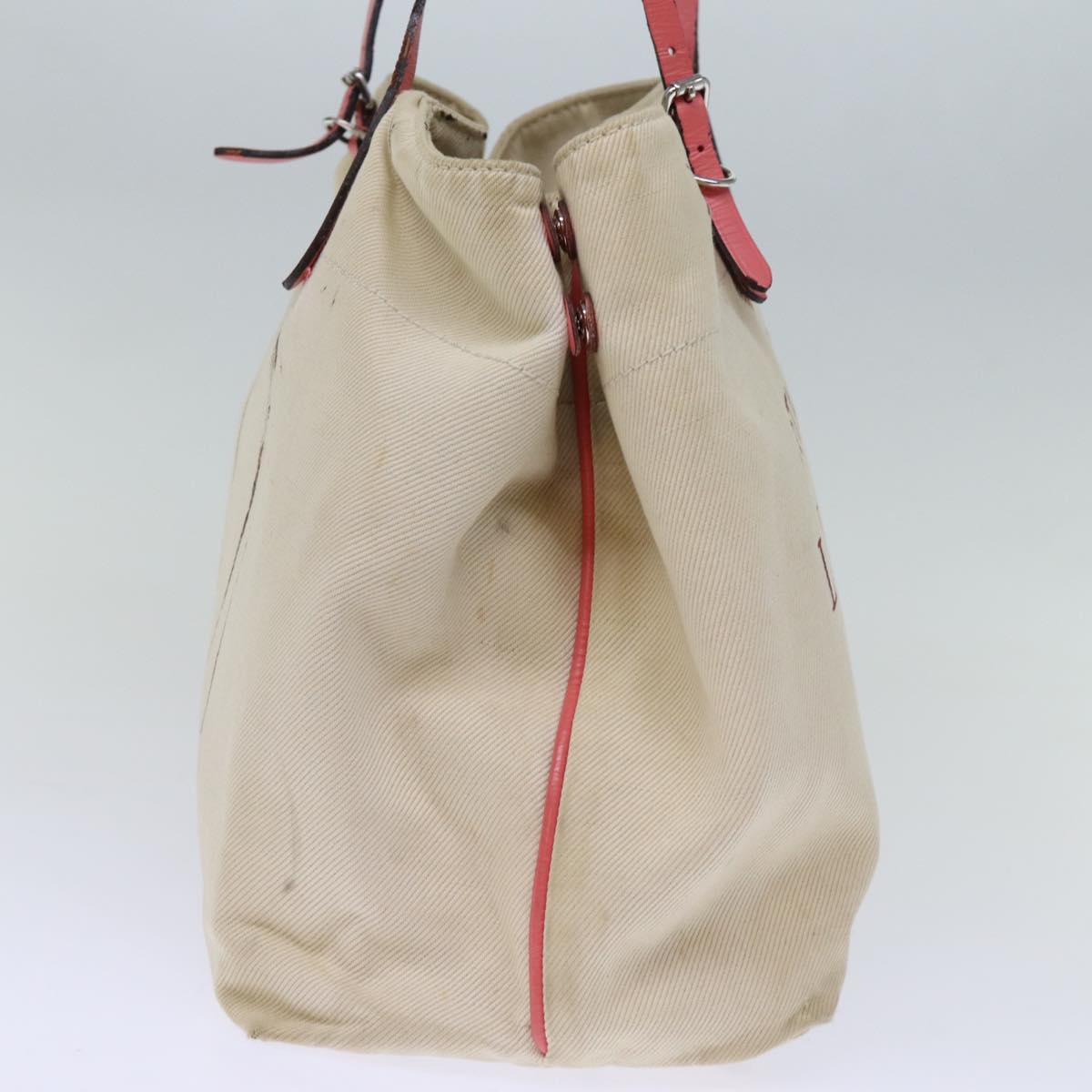 LOUIS VUITTON Cabas MM Tote Bag Canvas Pink Coraille M94502 LV 74101