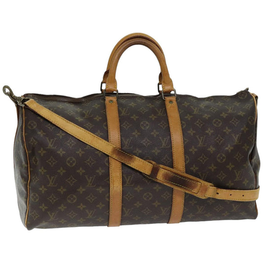 LOUIS VUITTON Monogram Keepall Bandouliere 50 Boston Bag M41416 LV 74177