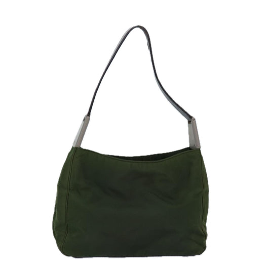 PRADA Shoulder Bag Nylon Khaki  74196
