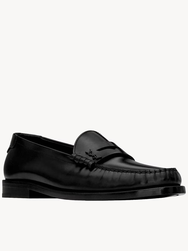 Saint Laurent Le Leather Loafer Black