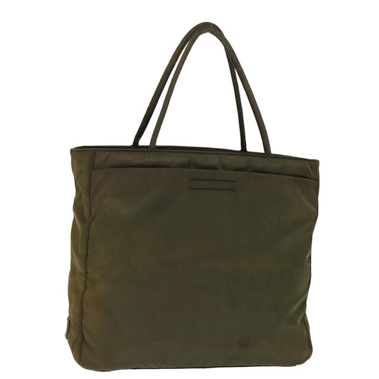 PRADA Tote Bag Nylon Khaki  74204
