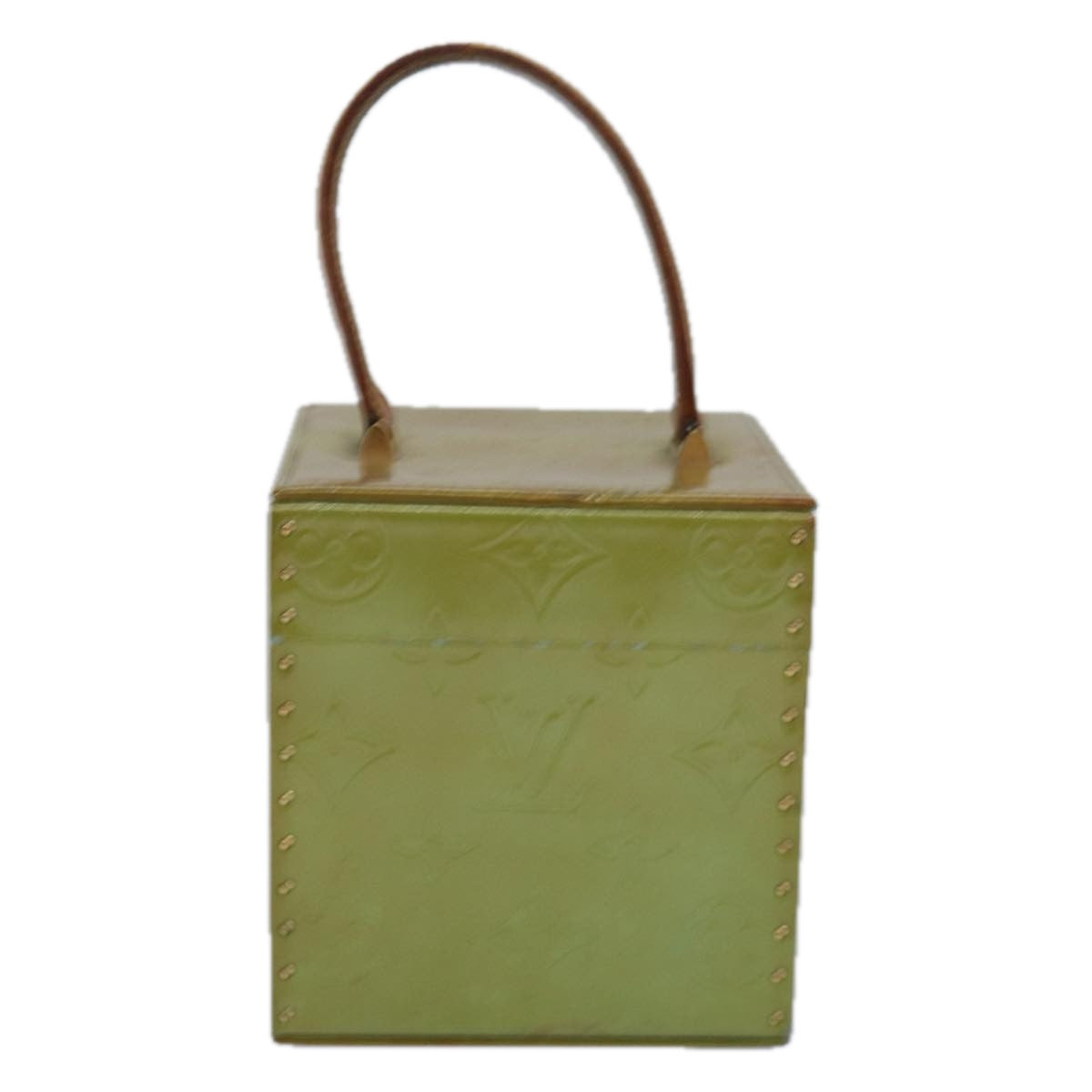 LOUIS VUITTON Monogram Vernis Bleecker Pouch Baby Blue M91003 LV 74267