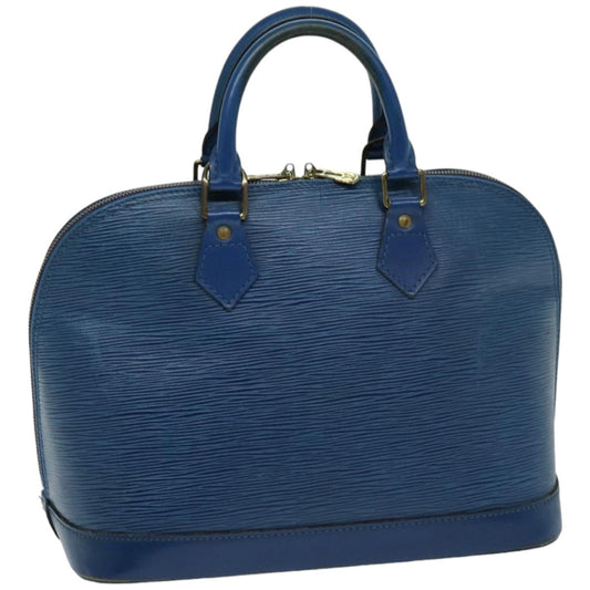LOUIS VUITTON Epi Alma Hand Bag Toledo Blue M52145 LV 74269
