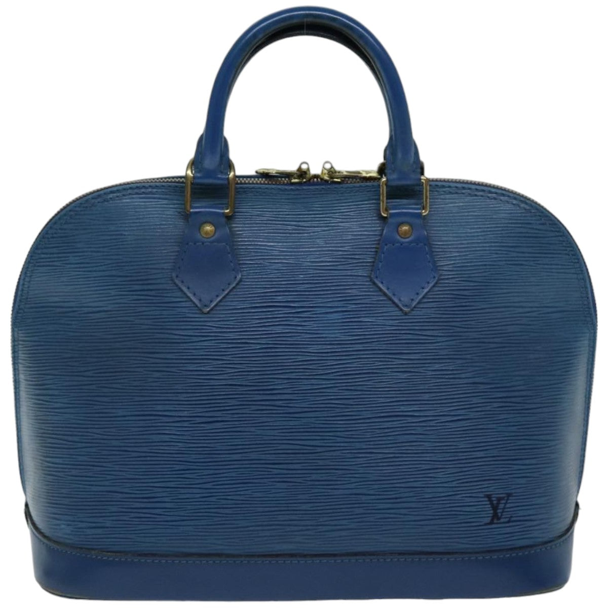 LOUIS VUITTON Epi Alma Hand Bag Toledo Blue M52145 LV 74269