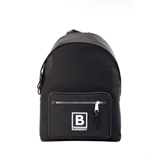 Burberry Abbeydale Branded Stamp  Nylon Backpack Shoulder Men's Bookbag