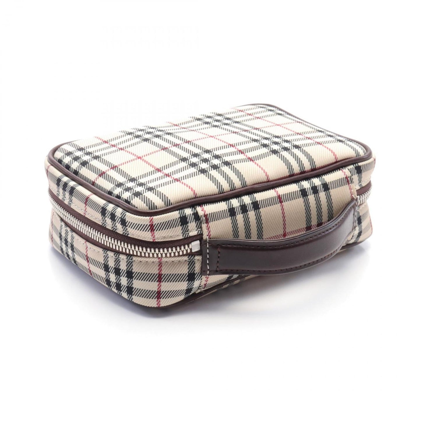 Burberry    Canvas Leather Pouch ()