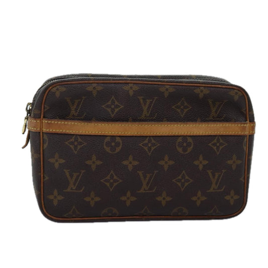 LOUIS VUITTON Monogram Compiegne 23 Clutch Bag M51847 LV 74300