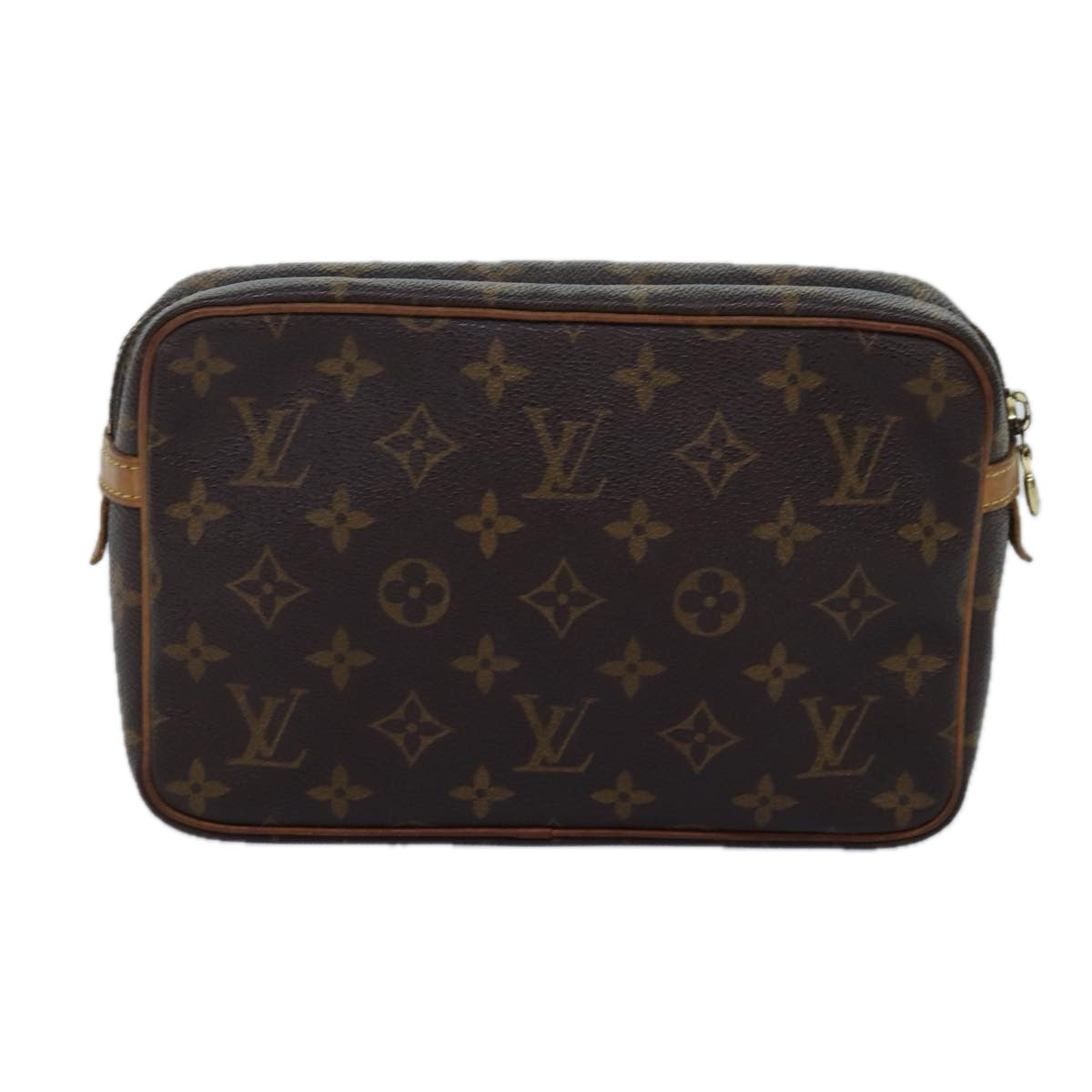 LOUIS VUITTON Monogram Compiegne 23 Clutch Bag M51847 LV 74300