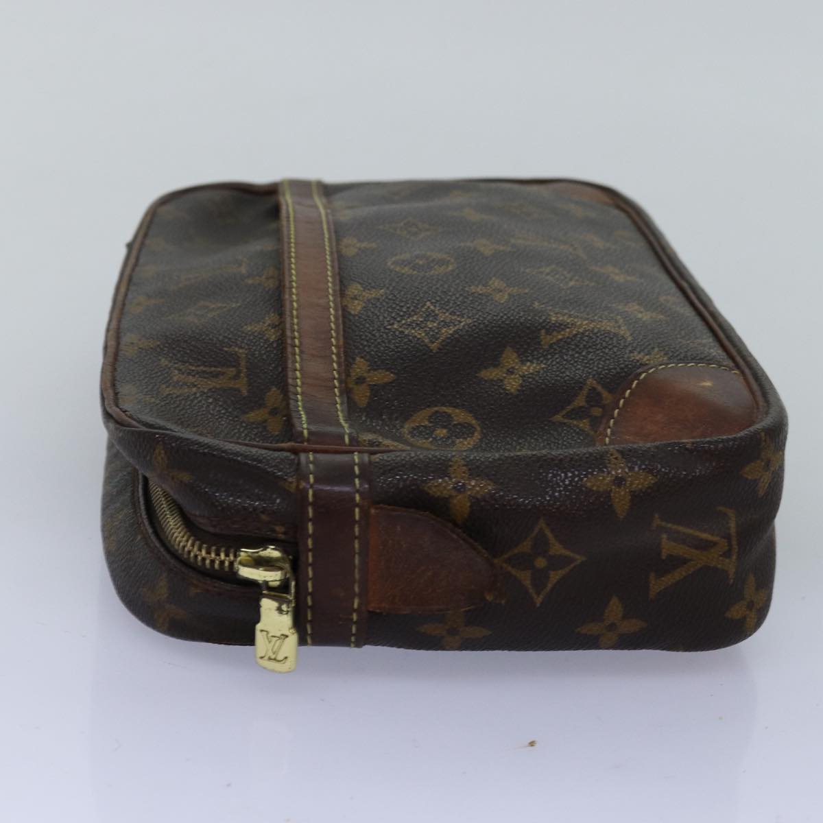 LOUIS VUITTON Monogram Compiegne 28 Clutch Bag M51845 LV 74303