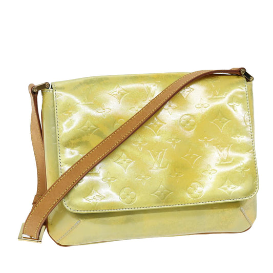 LOUIS VUITTON Monogram Vernis Thompson Street Bag Gris M91008 LV 74318