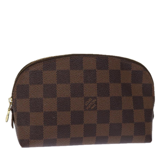 LOUIS VUITTON Damier Ebene Pochette Cosmetic PM Pouch N47516 LV 74333