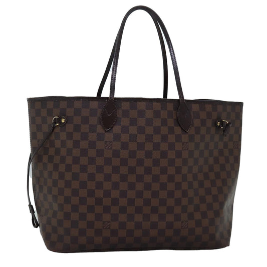 LOUIS VUITTON Damier Ebene Neverfull GM Tote Bag N51106 LV 74337