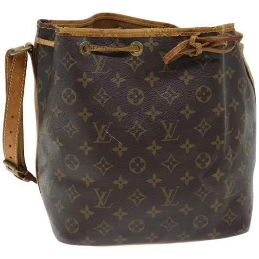 LOUIS VUITTON Monogram Petit Noe Shoulder Bag M42226 LV 74341
