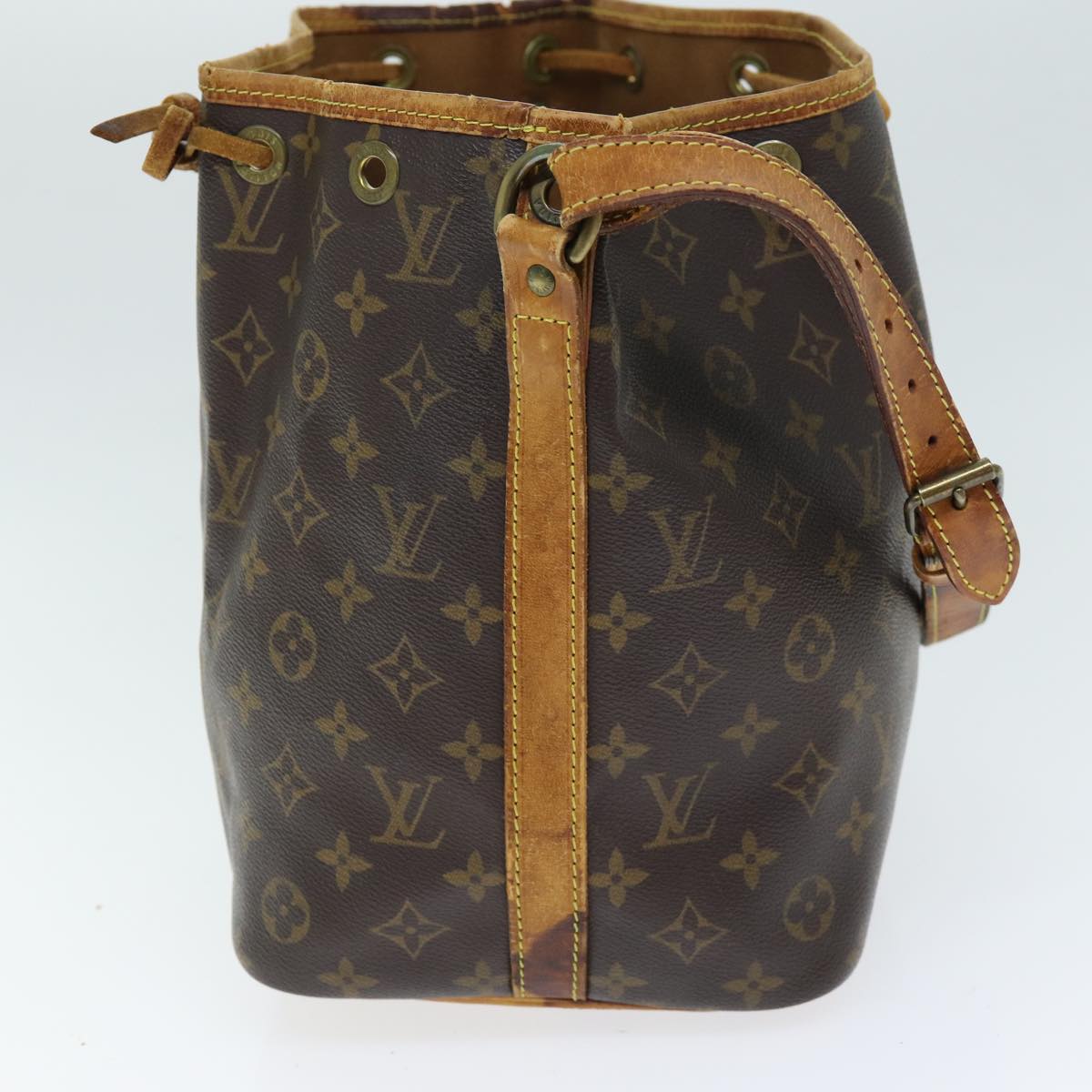 LOUIS VUITTON Monogram Petit Noe Shoulder Bag M42226 LV 74341