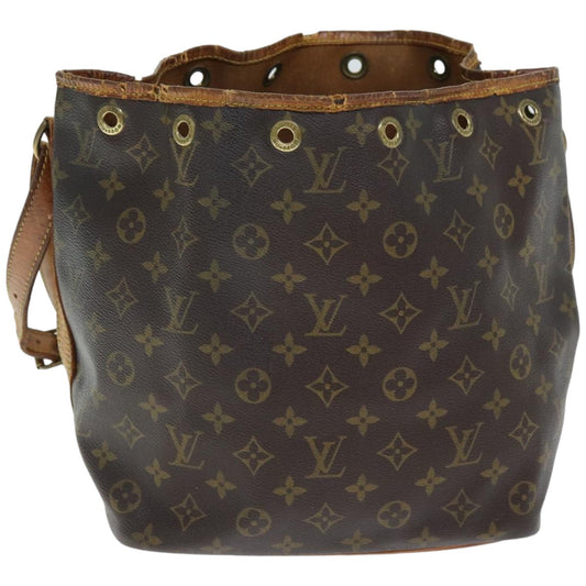 LOUIS VUITTON Monogram Petit Noe Shoulder Bag M42226 LV 74343